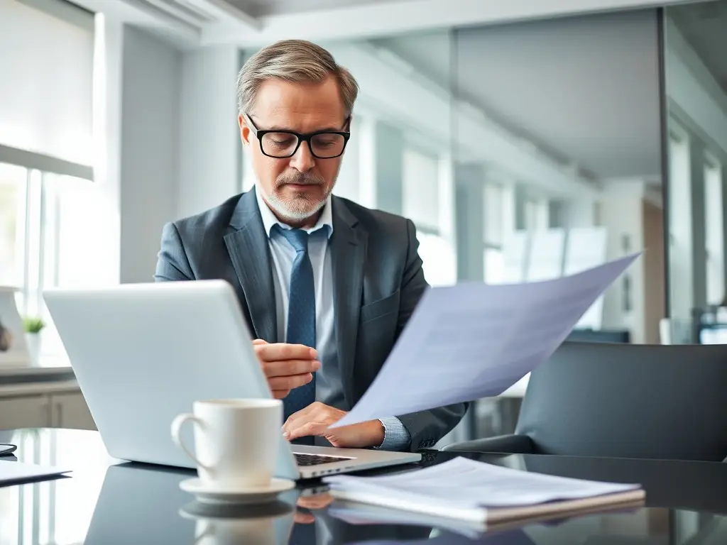 A professional conducting a third-party vendor risk assessment, focusing on supply chain security.